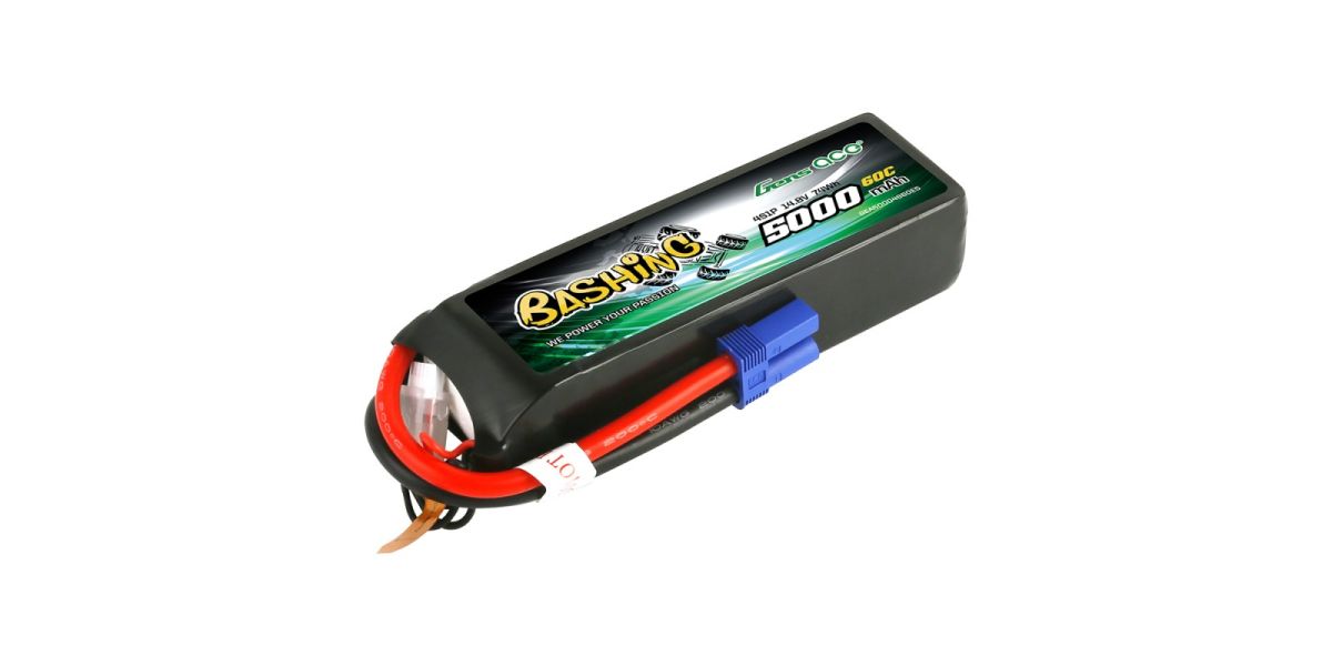 Gens Ace Bashing 14.8 Volt 5000mAh 60C Softcase LiPo Accu EC5/XH