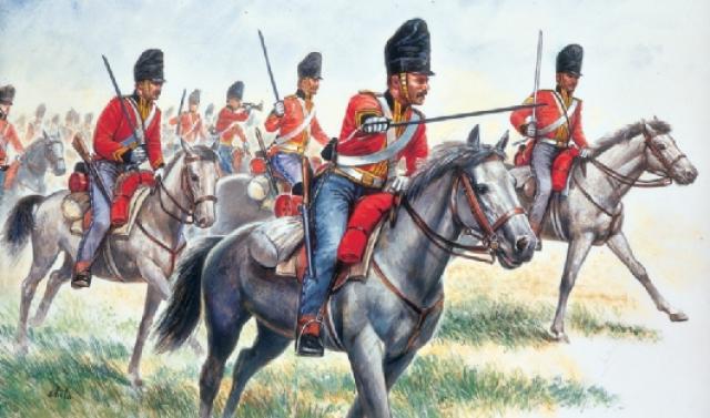 Italeri British heavy cavalry Scot greys 1/72