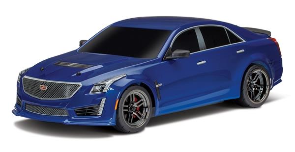 Traxxas Body Cadillac CTS-V blue (painted decals applied)