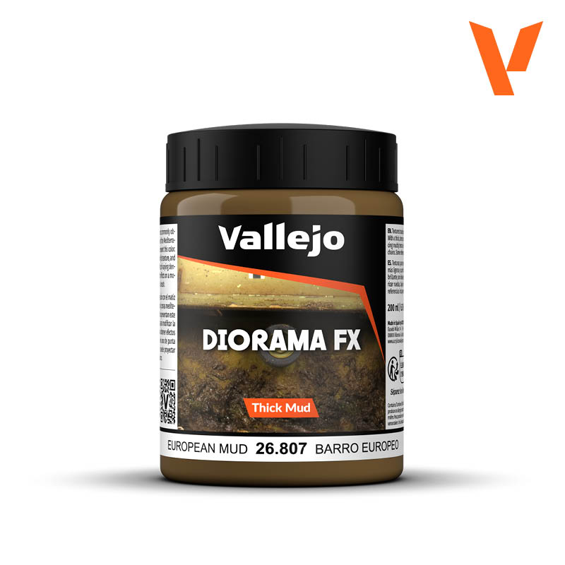 Vallejo Diorama FX Texture European Mud 200ml