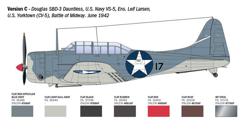 Italeri SBD-3 Dauntless 1/48