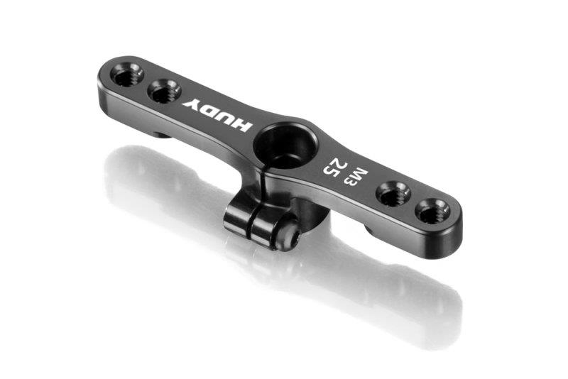 HUDY Alu Clamp Throttle Servo Horn - Futaba Savöx - 2-Hole - M3 - 25T