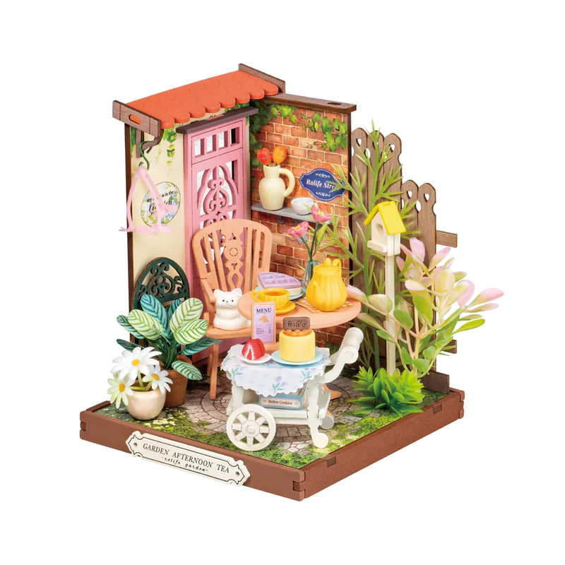 Rolife Fancy Tea Yard DIY miniatuurhuis 1/28