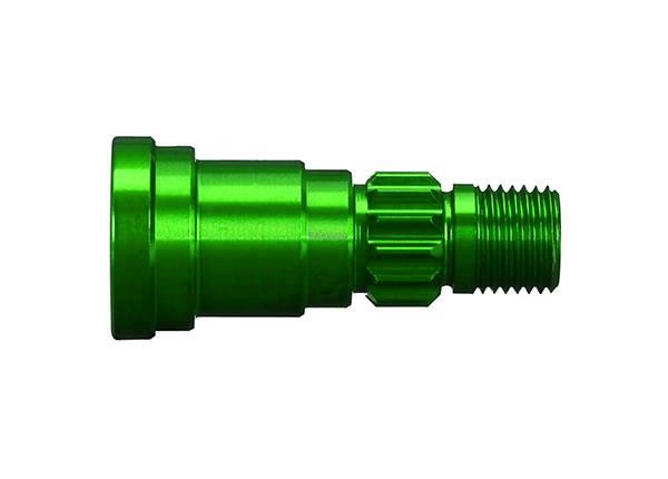 Traxxas Stub axle, aluminum, (green-anodized) (1) (for use only with #7750X or 7896 driveshaft)