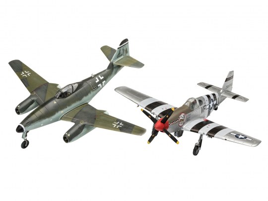 Revell Combat Set Me262 & P-51B Mustang 1/72
