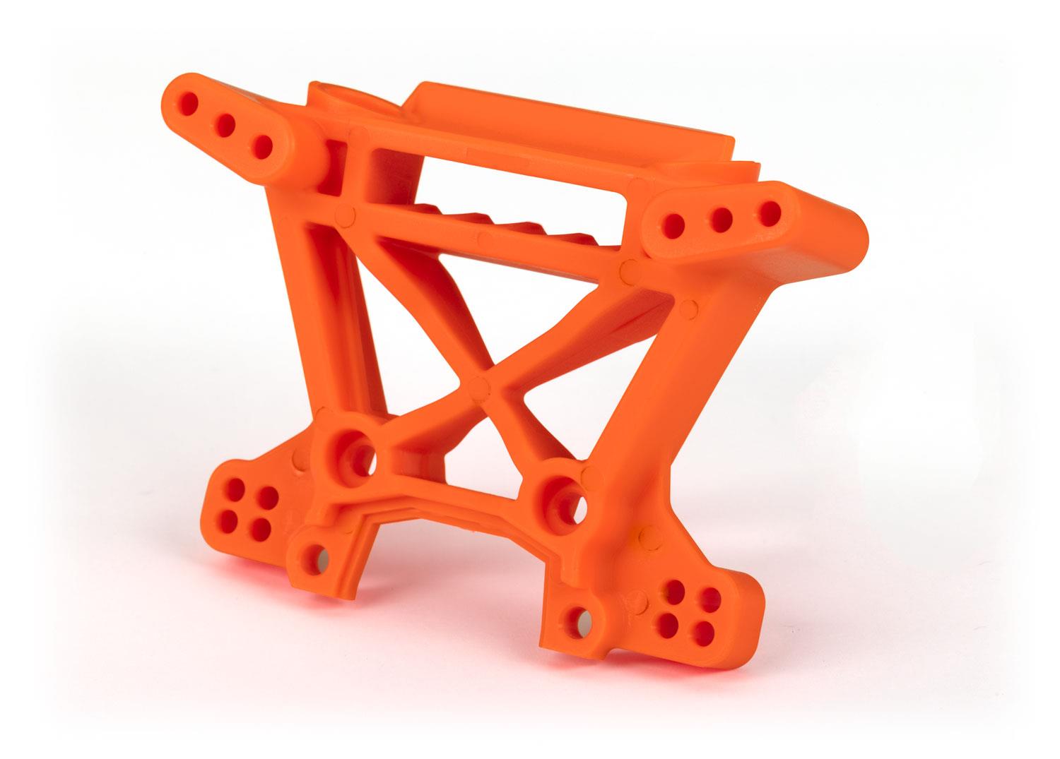 Traxxas Shock Tower Front Extreme Heavy Duty Orange (for use with #9080 upgrade kit)