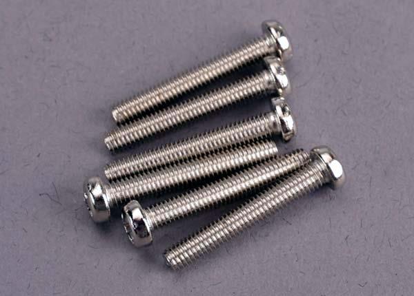 Traxxas Screws 3x20mm roundhead machine (6)