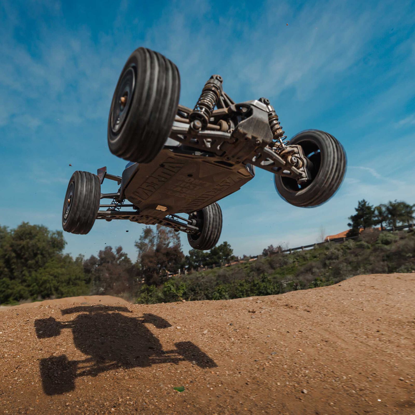 Arrma TYPHON GROM MEGA 380 Brushed 4X4 Small Scale Buggy RTR with Battery & Charger Red/White 1/18
