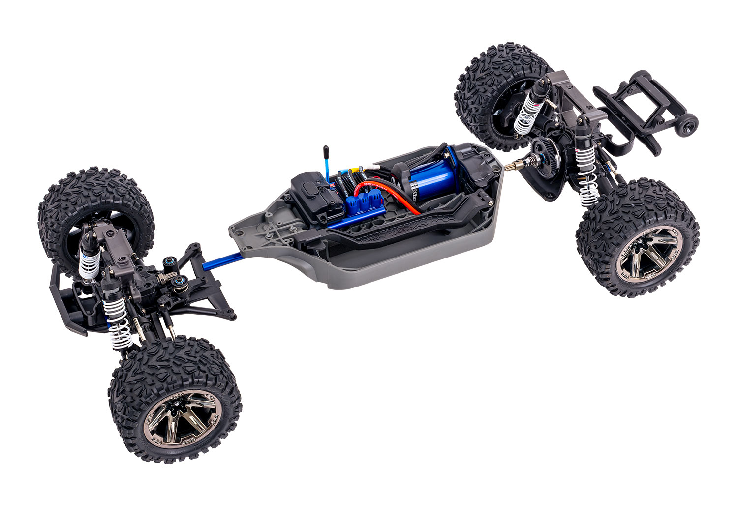 Traxxas Rustler 4X4 VXL HD TQi TSM 1/10 Scale High-Performance Brushless Stadium Truck Orange