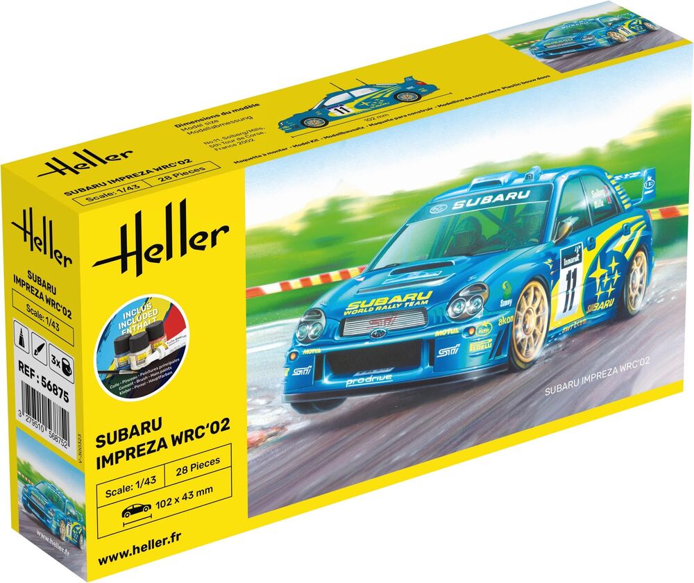 Heller Starter Kit Subaru Impreza WRC'02 1/43
