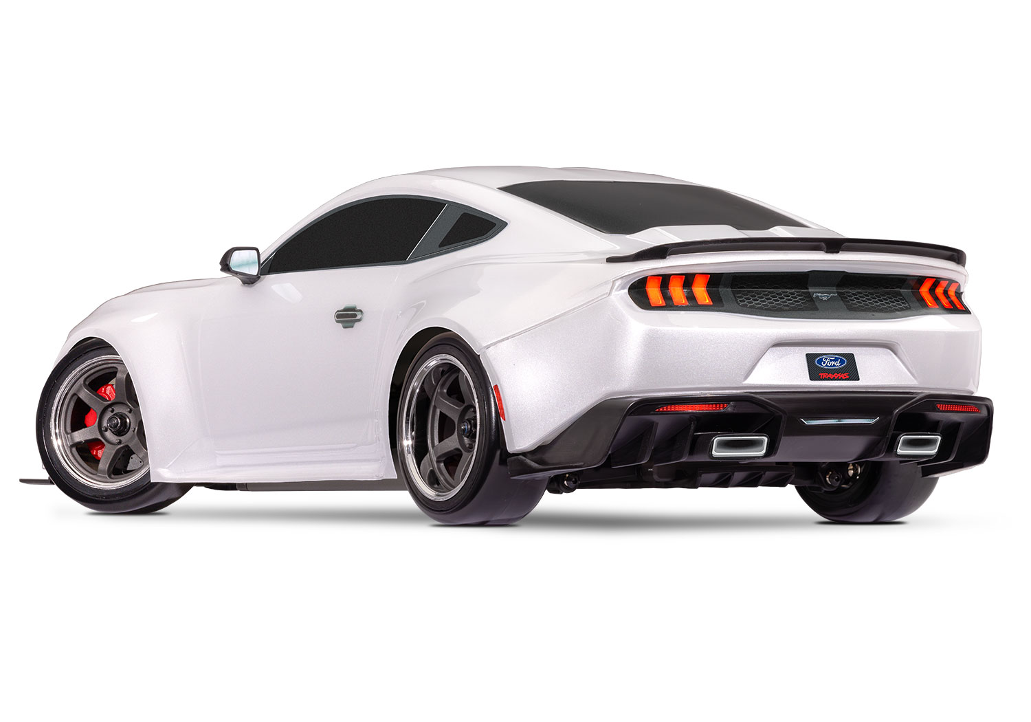 Traxxas 4-TEC 2024 Ford Mustang RWD Drift Car RTR 1/10 White