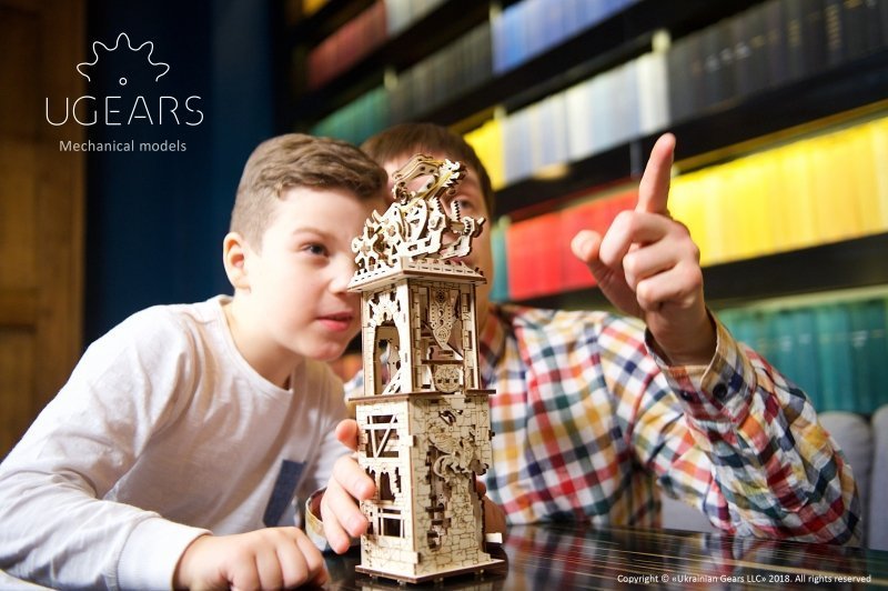 U-Gears Archballista Tower mechanisch houten bouwpakket