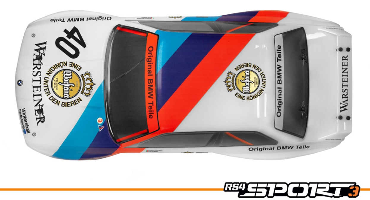 HPI RS4 Sport 3 1987 Warsteiner BMW E30 1/10