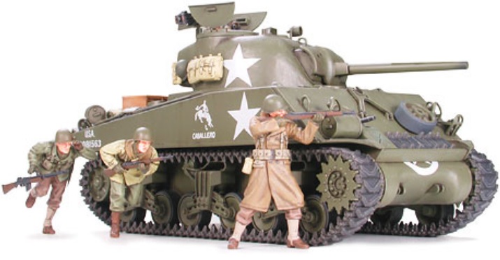 Tamiya M4A3 Sherman 75mm Gun 1/35