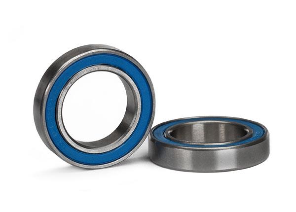 Traxxas Ball bearing blue rubber sealed (15x24x5mm) (2)