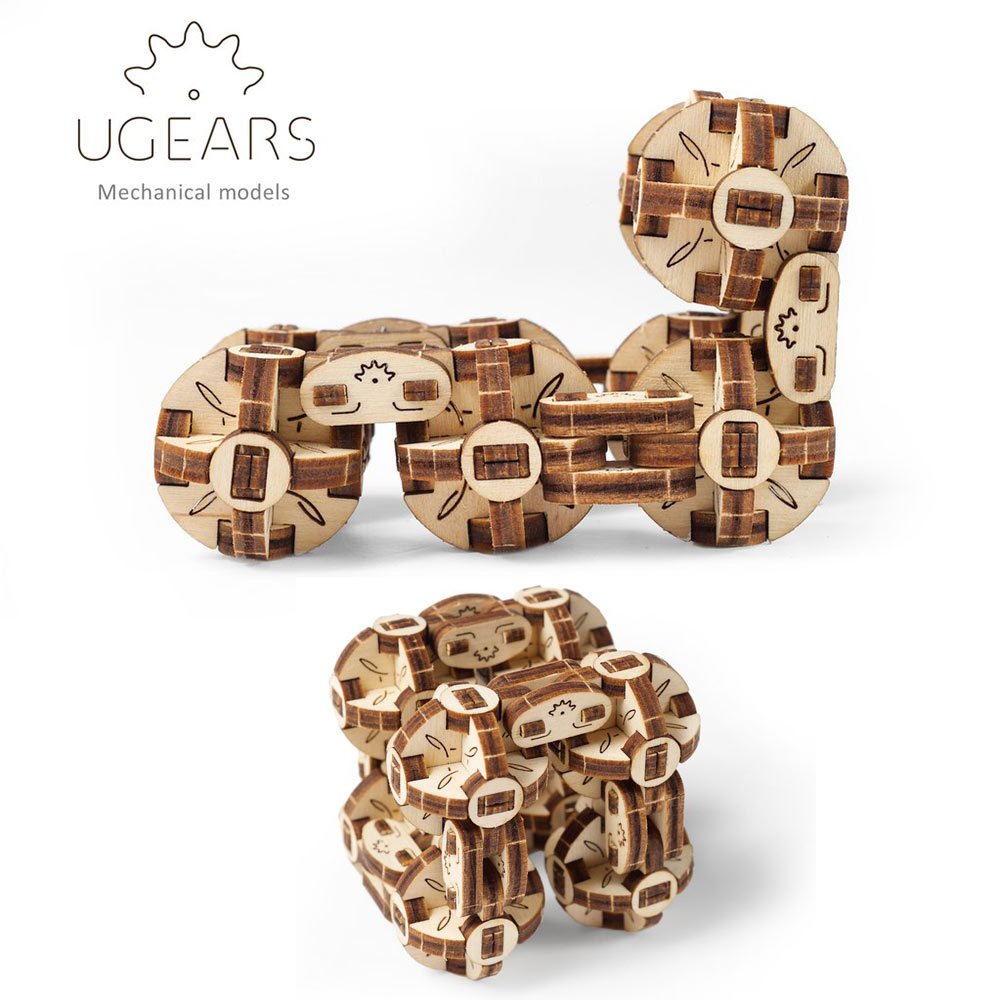 U-Gears Flexi-Cubus mechanisch houten bouwpakket