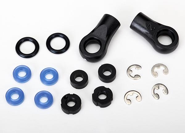 Traxxas Rebuild kit, TRX-4® shocks (x-rings, o-rings, pistons, bushings, e clips, rod ends, and travel limiters)