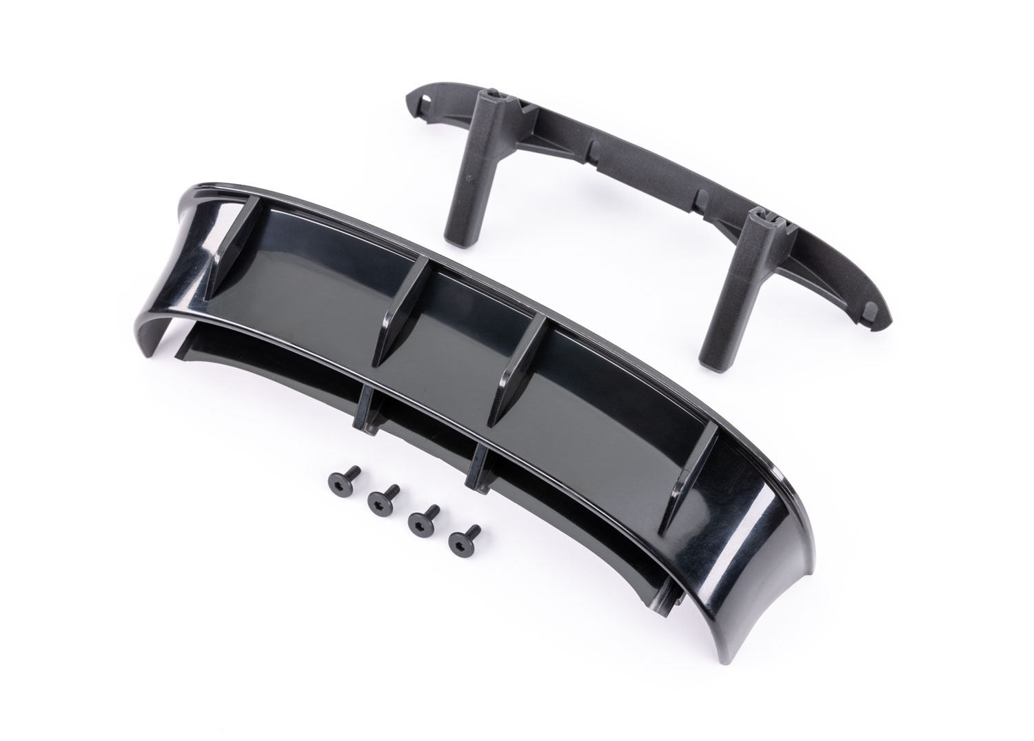 Traxxas Ford Fiesta Black Rear Wing with Screws