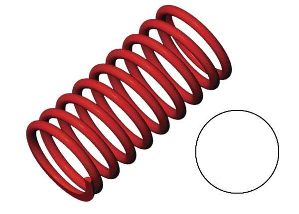 Traxxas Spring shock (red) (GTR) (2.9 rate white) (std. front 90mm)