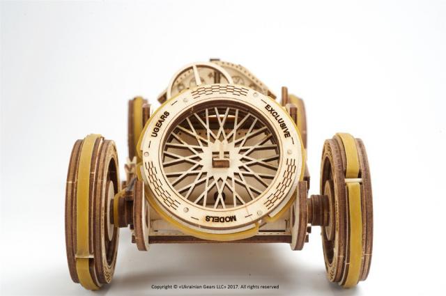 U-Gears U-9 Grand Prix Car Model  mechanisch houten bouwpakket