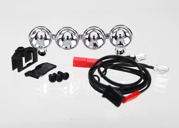 Traxxas LED lightbar (chrome 4 clear lights)