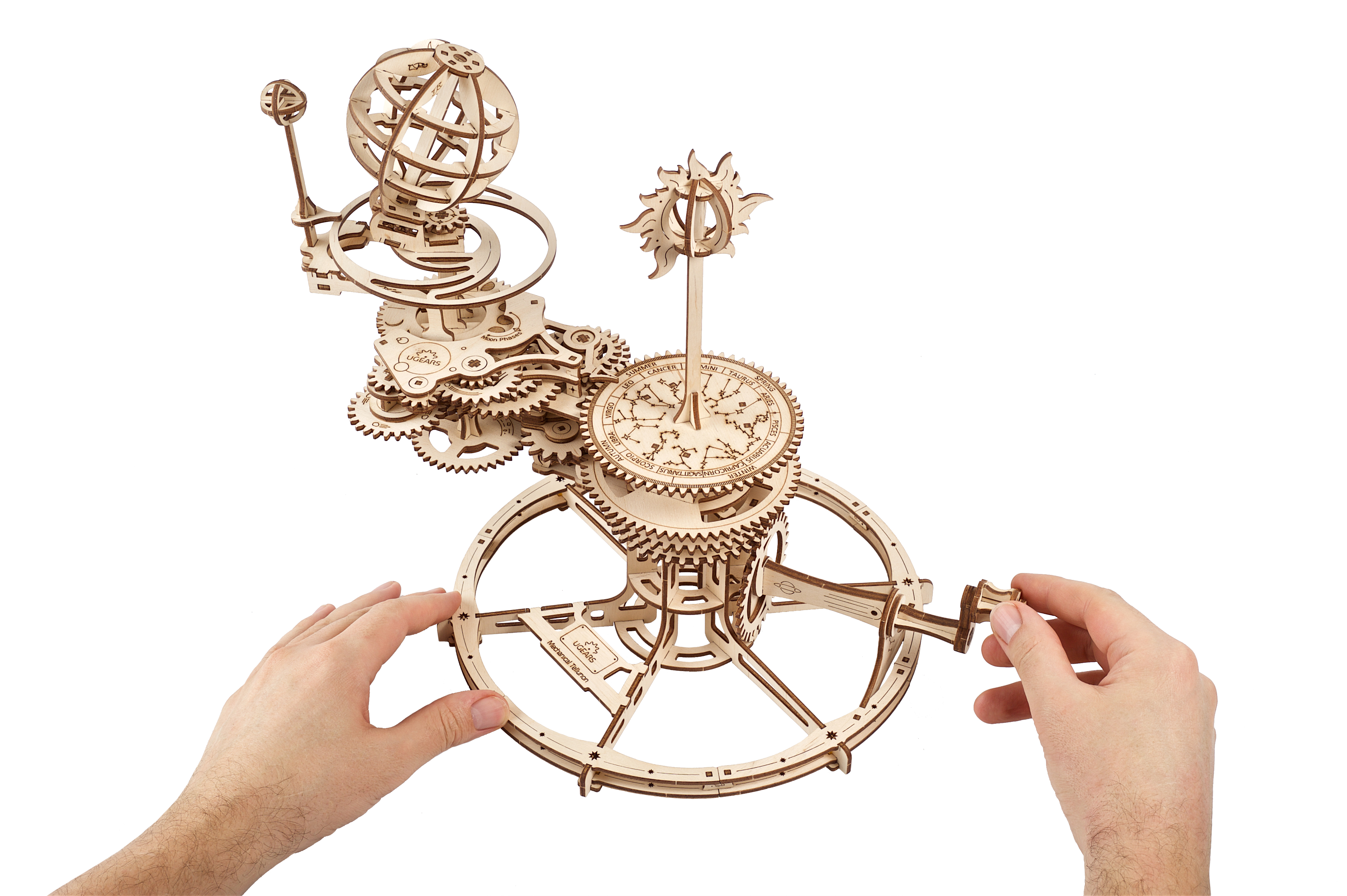 U-Gears Mechanisch Tellurium houten bouwpakket