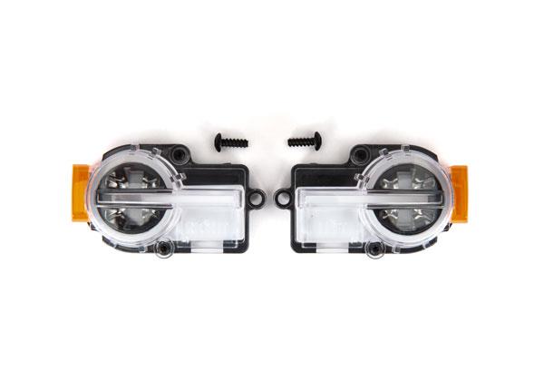 Traxxas Headlight assembly complete (2)/ 2.6x8mm BCS (2) (fits #9211 body)