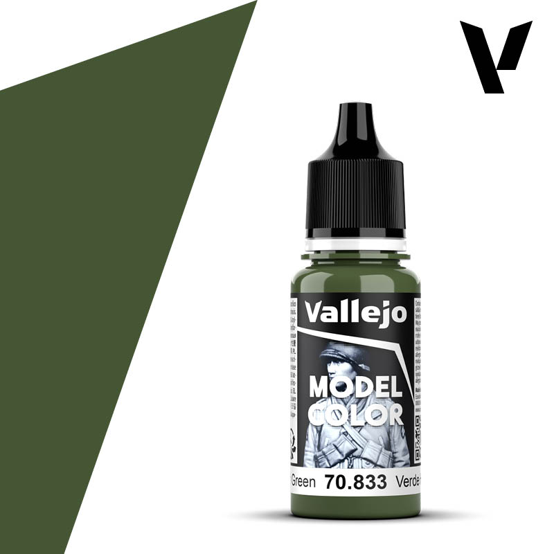 70833 Vallejo German Camo Bright Green Model Color 18ml