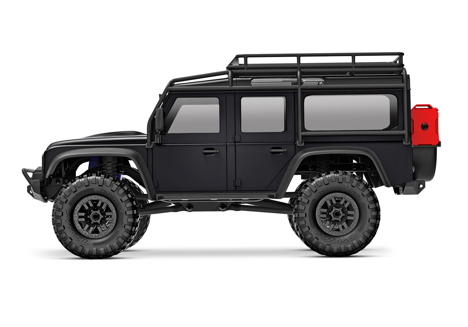 Traxxas TRX-4M Land Rover 4WD Electric Scale and Trail Crawler with TQ 1/18 Black