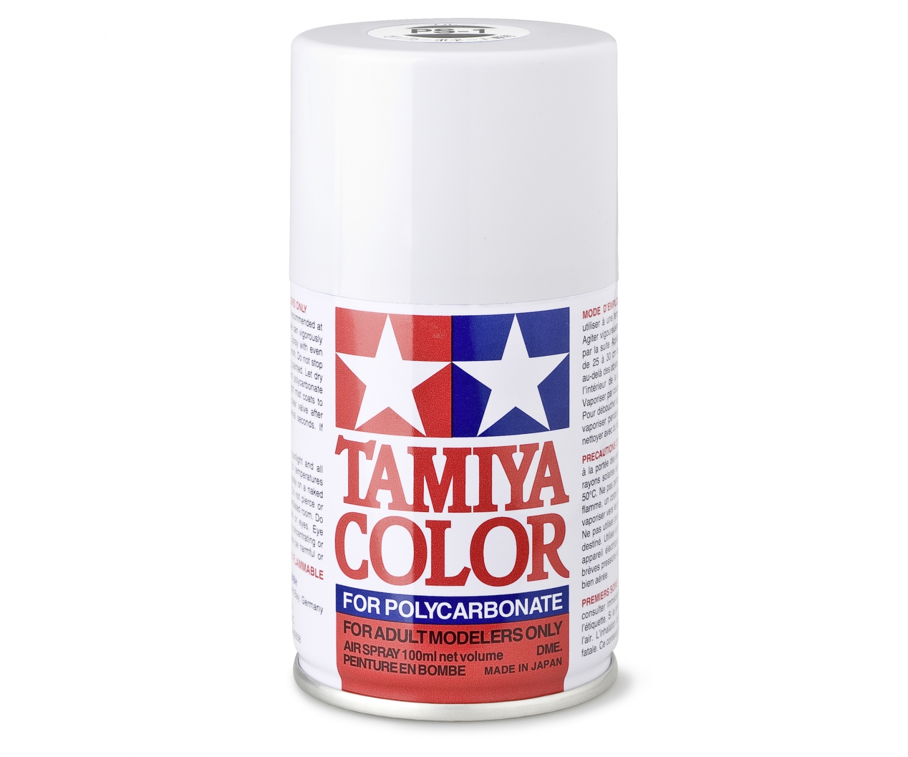 PS1 Spray White brillant 100ml Tamiya
