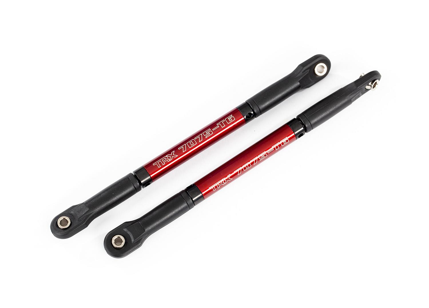 Traxxas Push rods aluminum (red-anodized) heavy duty (2) (assembled with rod ends and threaded inserts)