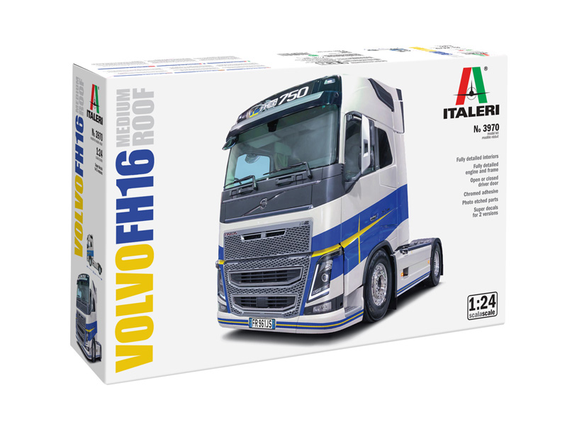 Italeri Volvo FH16 750 Medium Roof 1/24