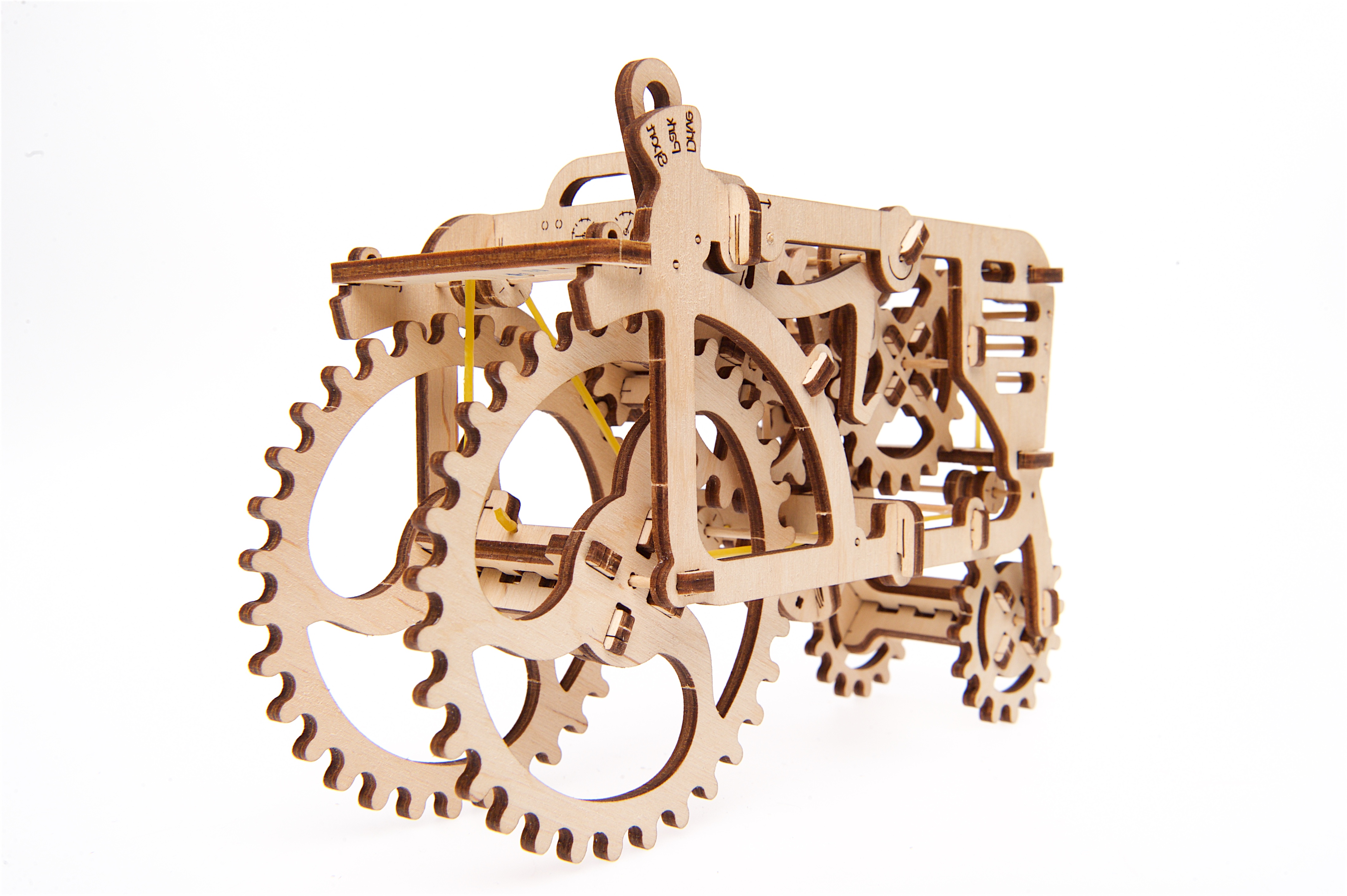 U-Gears Tractor mechanisch houten bouwpakket