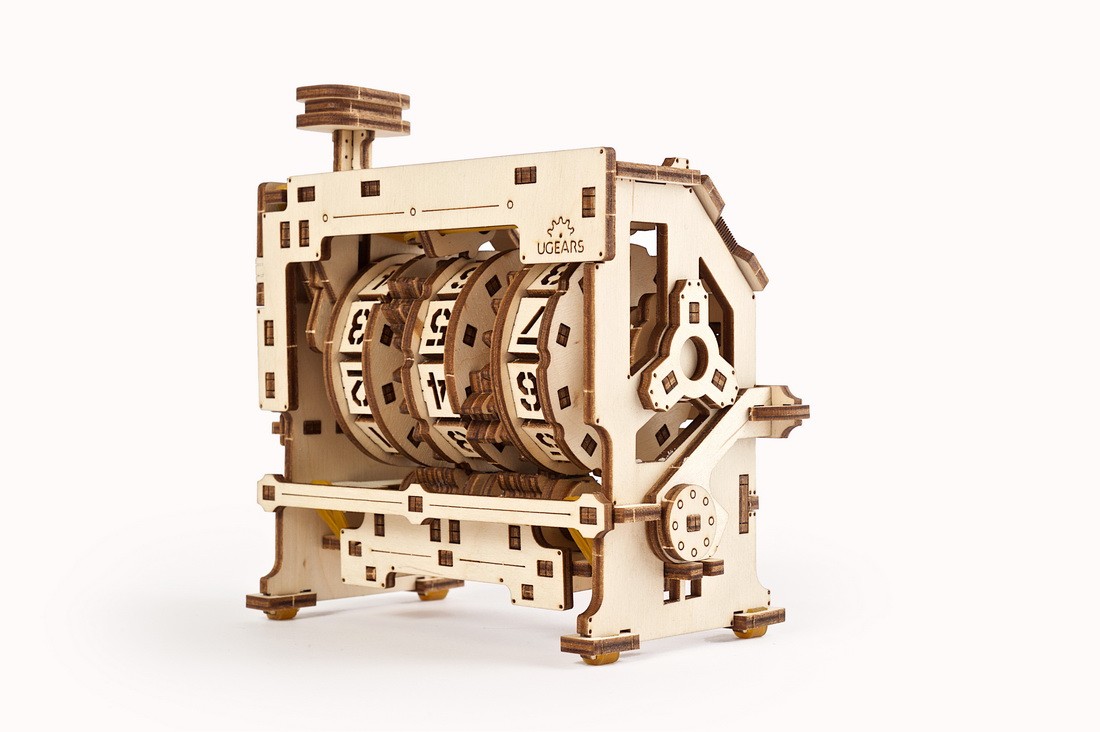 U-Gears Stem Lab Counter mechanisch houten bouwpakket