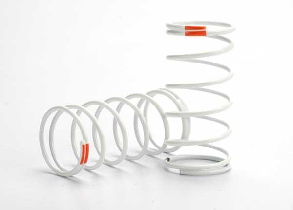 Traxxas Spring shock (white) (GTR) (front) (0.9 rate orange) (1 pair)