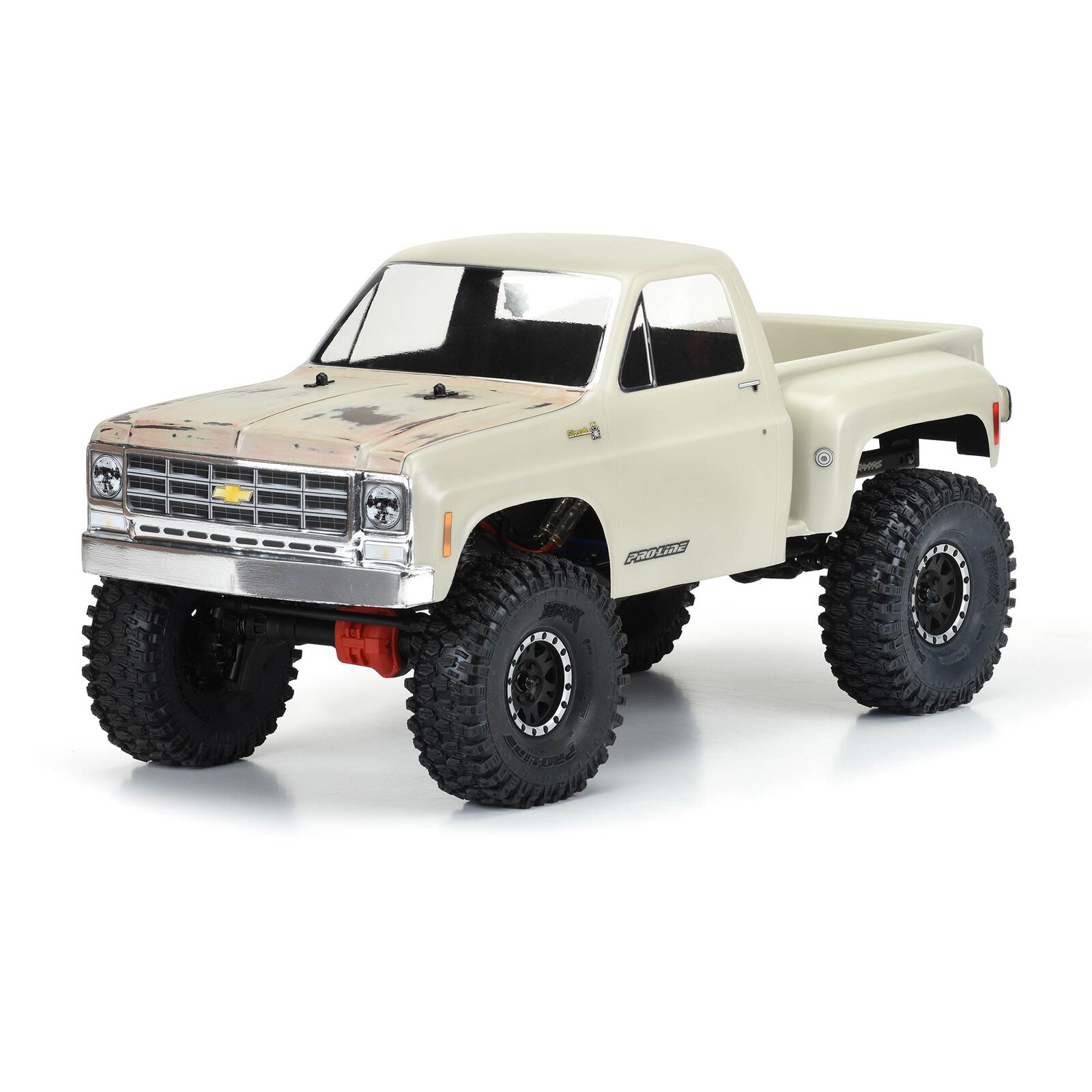 Proline 1978 Chevy K-10 Clear Body 12.3" (313mm) Wheelbase Crawlers 1/10