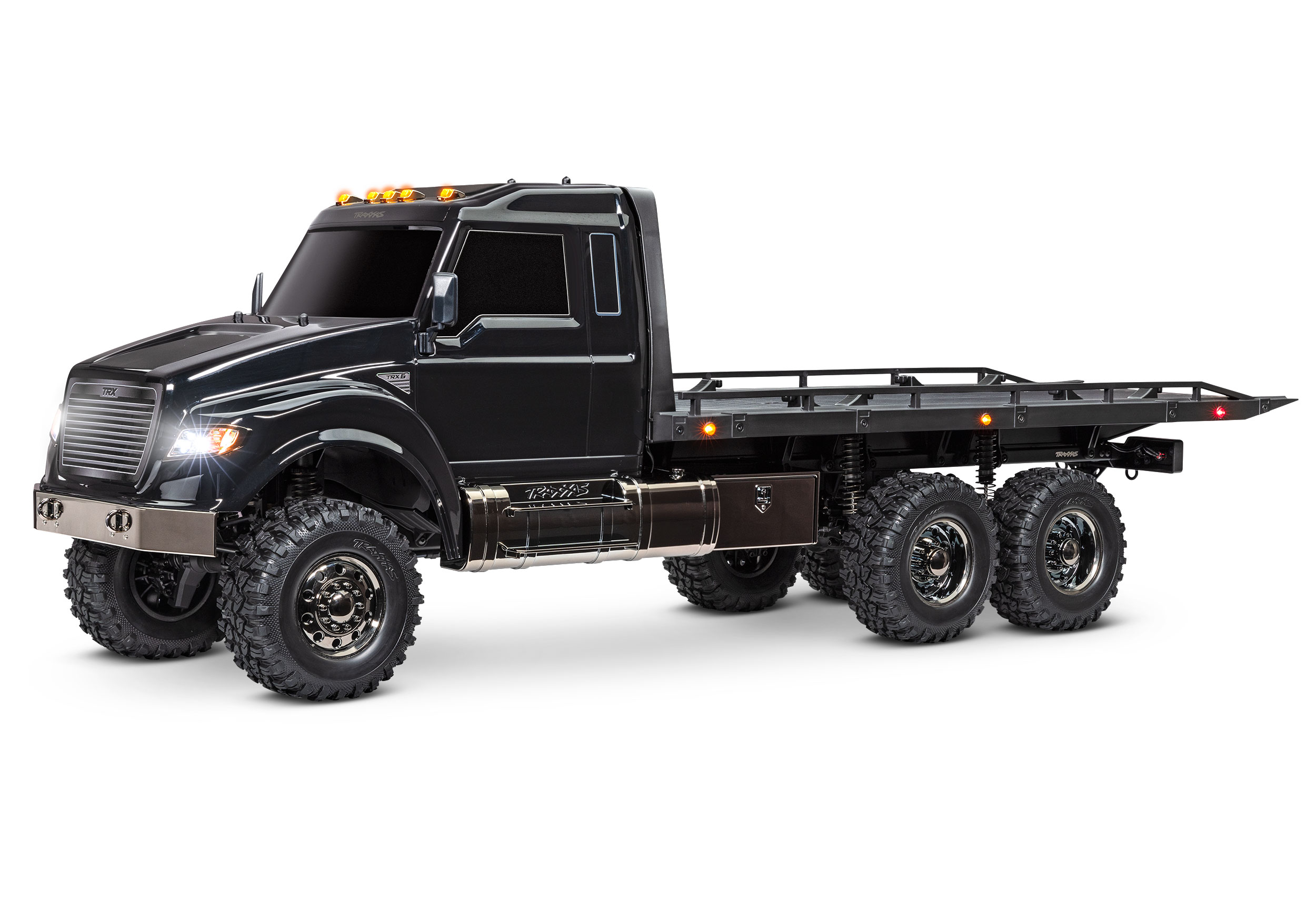 Traxxas Ultimate RC Hauler Truck with Winch Black RTR 1/10