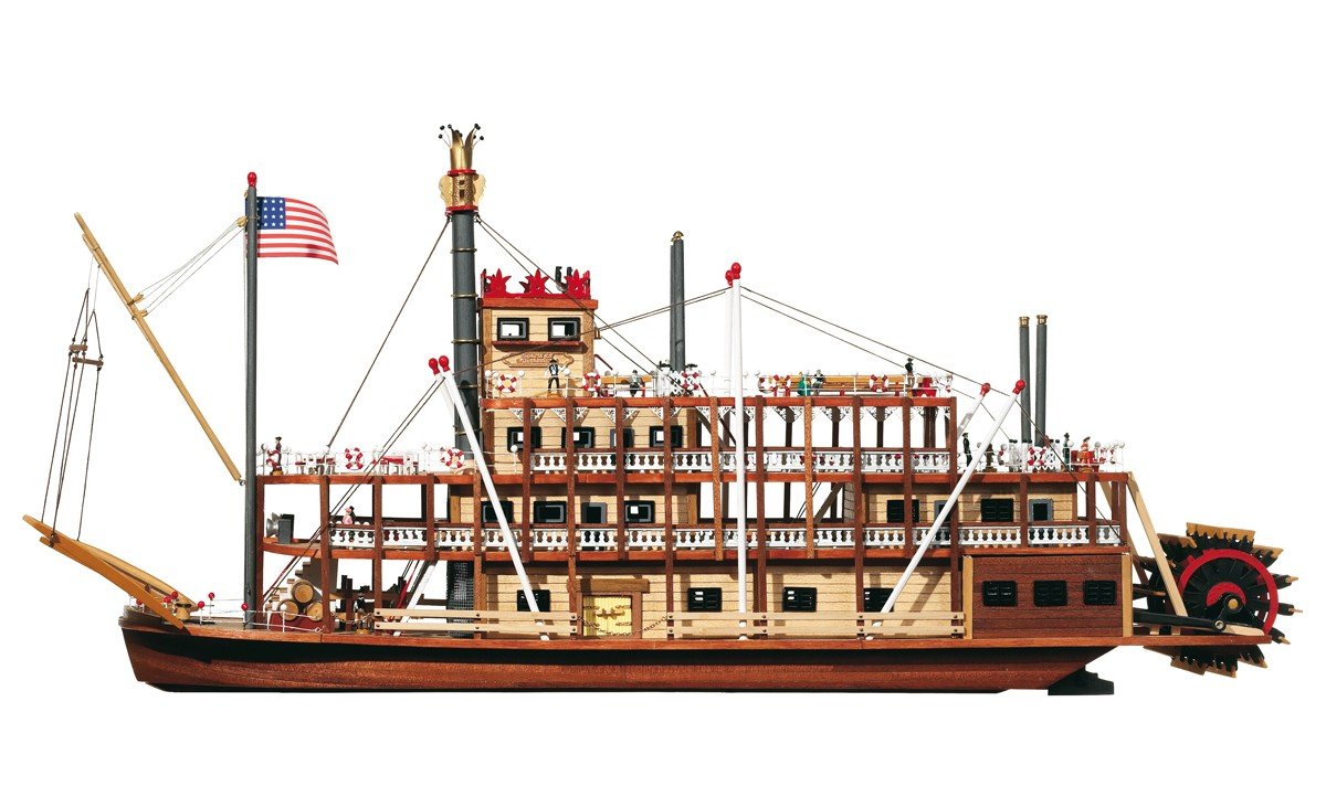 Occre Mississippi Houten Scheepsmodel 1/80
