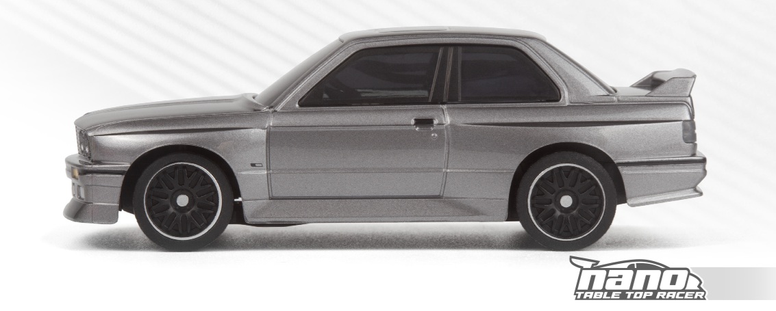 HPI Racing Nano-TTR 1989 BMW M3 E30 Ravaglia Dark Silver 1/64