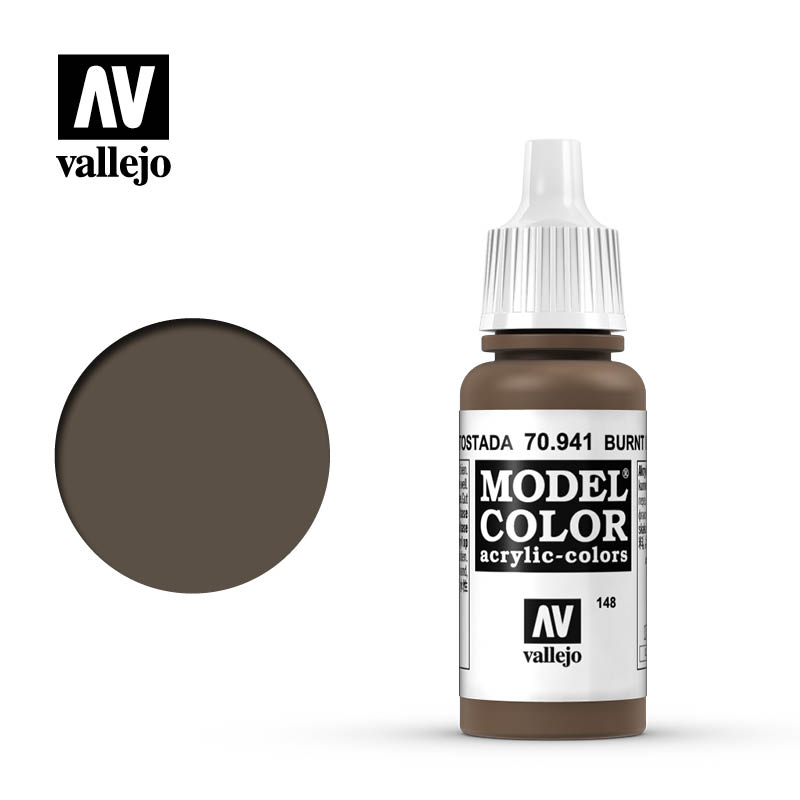 70941 Vallejo Burnt Umber Model Color 17ml