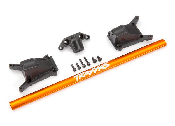 Traxxas Chassis brace kit orange (fits Rustler 4X4 (VXL) and Slash 4X4 equipped with Low-CG chassis)