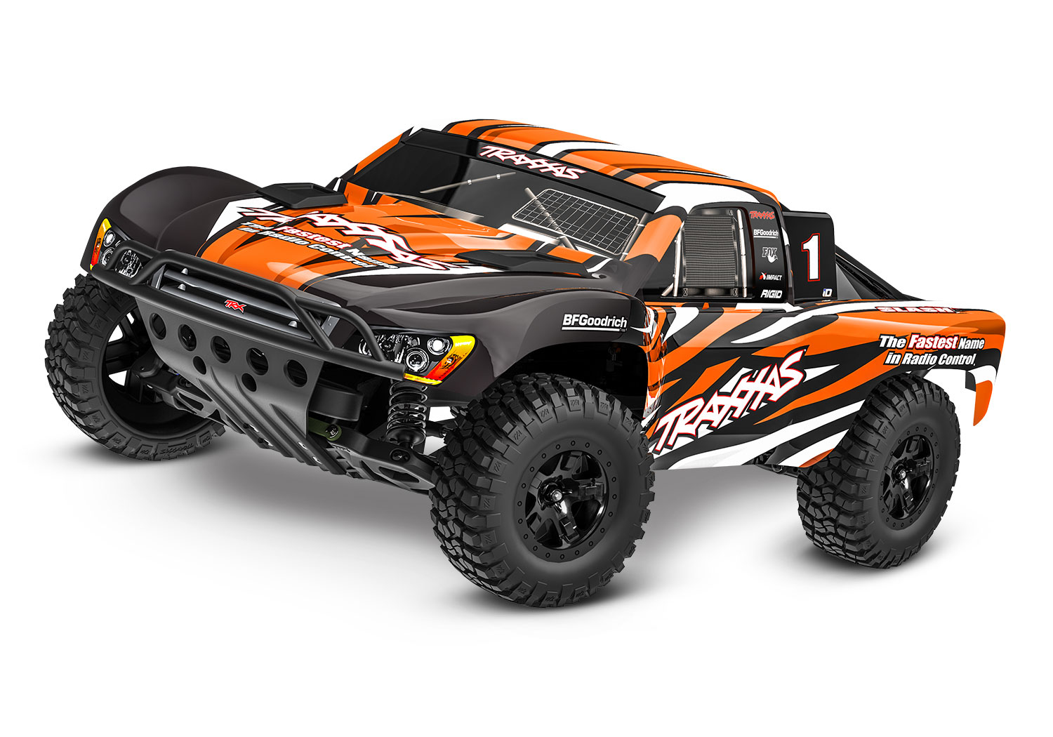 Traxxas Slash 2WD Brushed HD with USB-C Orange X 1/10