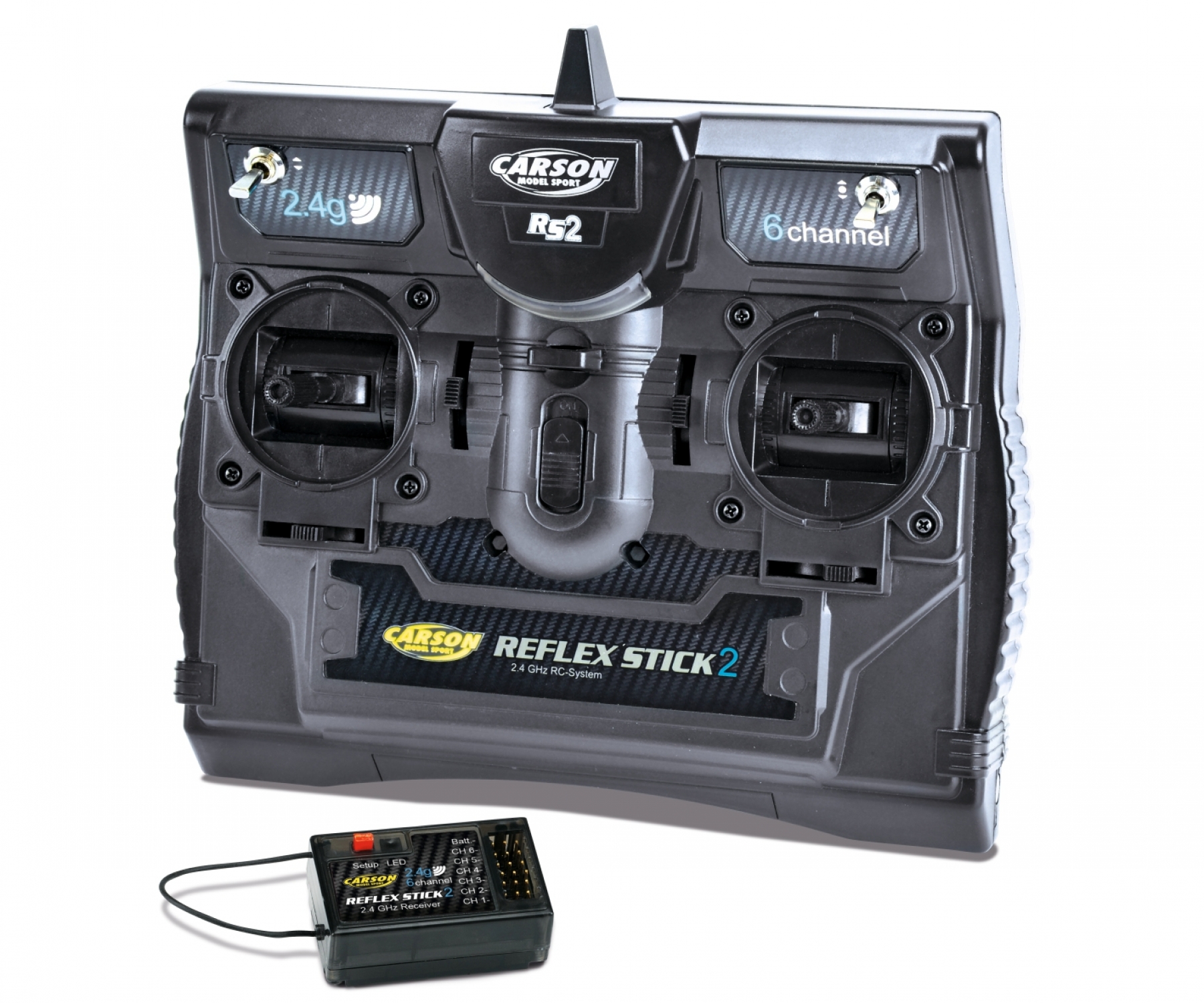Carson Reflex Stick 2, 6 Kanaals Zenderset