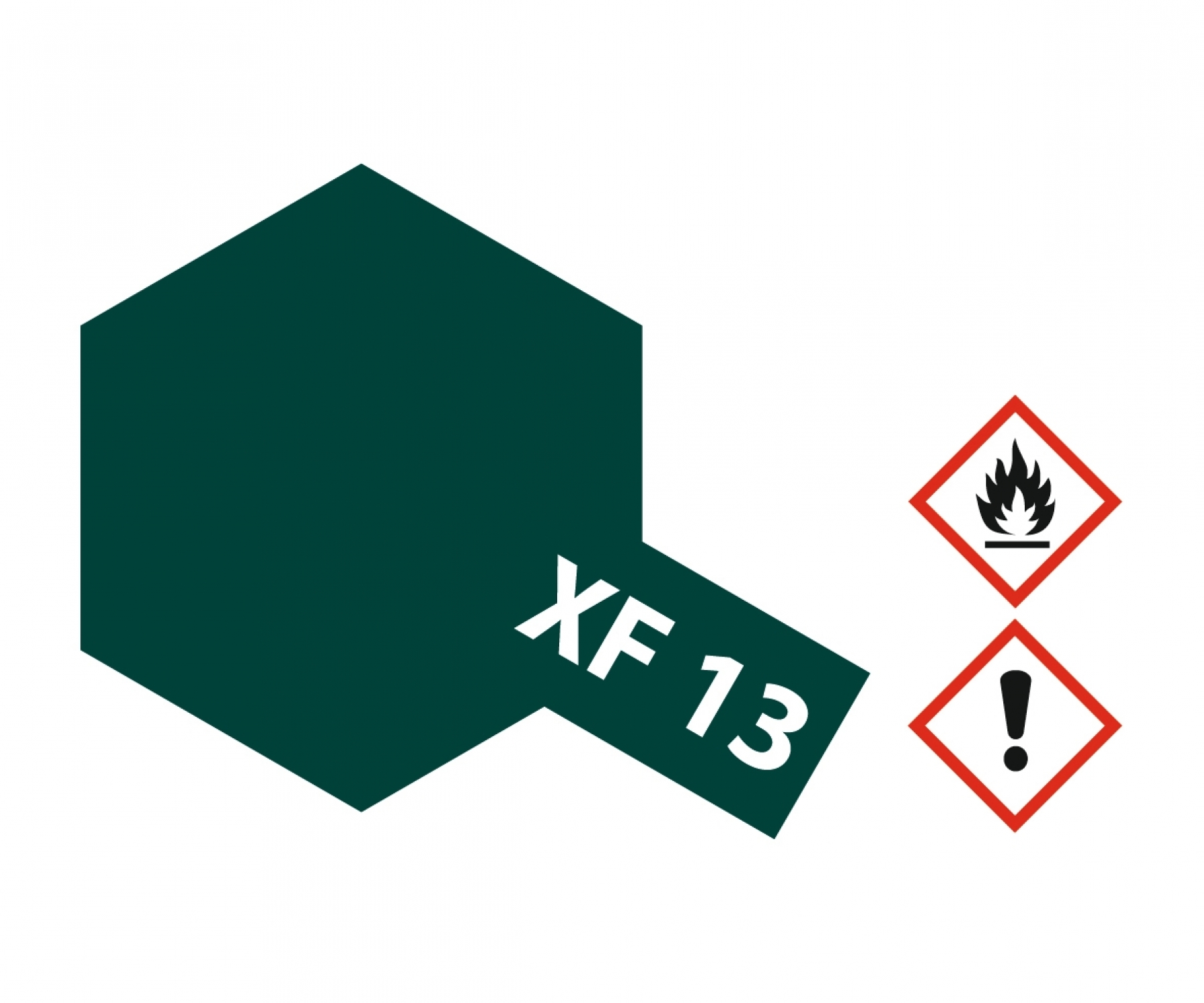 XF13 Potje J.A. Green flat 23ml Tamiya
