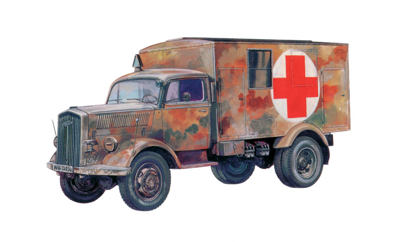 Italeri Kfz. 305 Ambulance 1/72