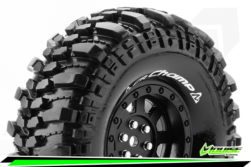 Louise RC CR Champ 1/10 Scale 1.9 Crawler Tires Mounted Hex 12mm (2)
