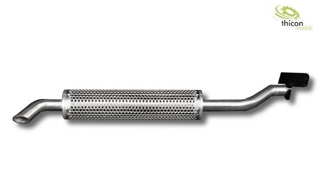 Thicon Uitlaat S-Shape Stainless Steel 1/14 & 1/16