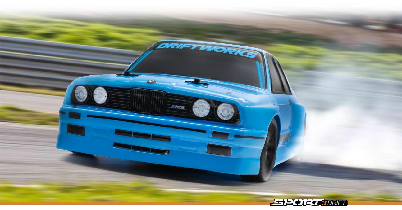 HPI RS4 Sport 3 Drift BMW E30 Driftworks 1/10