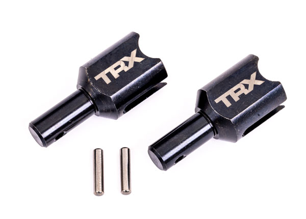 Traxxas  Differential Output Cup, Front or Rear (hardened steel, heavy duty) (2)/ 2.5x12mm pin (2)