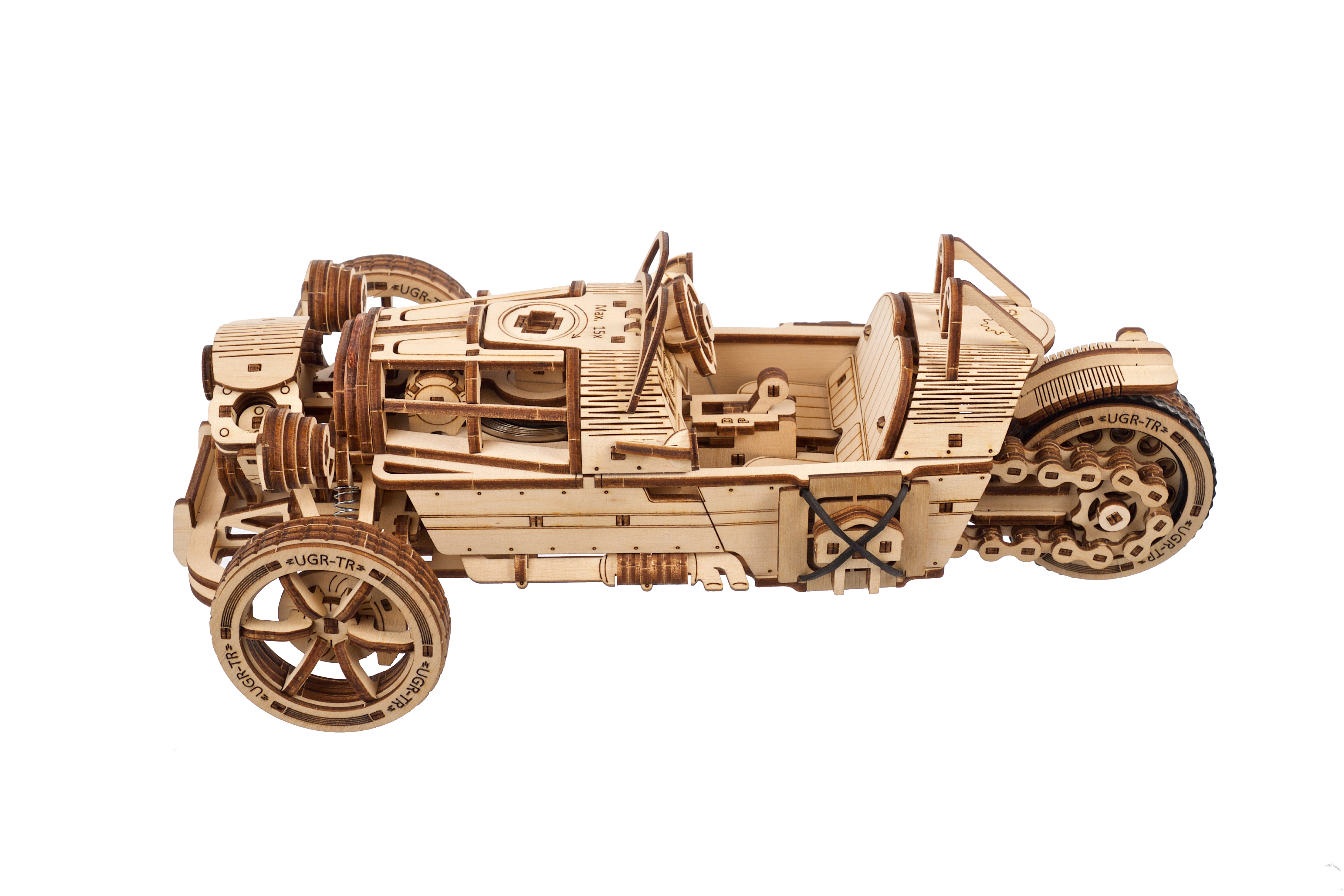U-Gears Driewieler UGR-S mechanisch houten bouwpakket